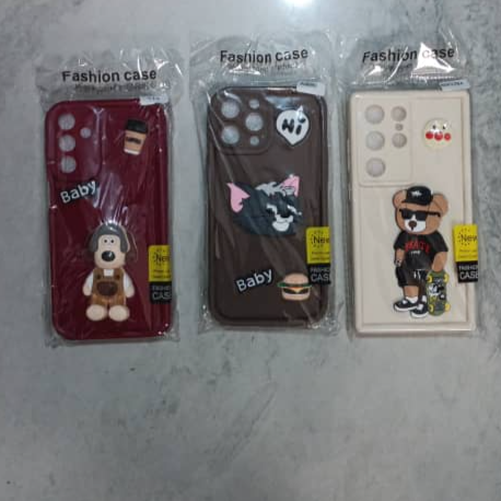 12 IPHONE RUBBER CARTOON FASHION CASE