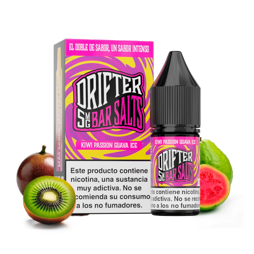 Kiwi Passion Guava Ice 10ml - Drifter Bar Salts