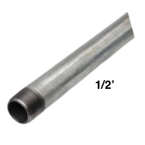G.I PIPE 1/2 S40 TRI-R