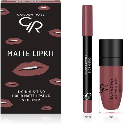 GR Matte Lip Kit Rose Taupe