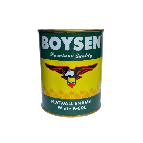 BOYSEN FLATWALL ENAMEL WHITE LTR