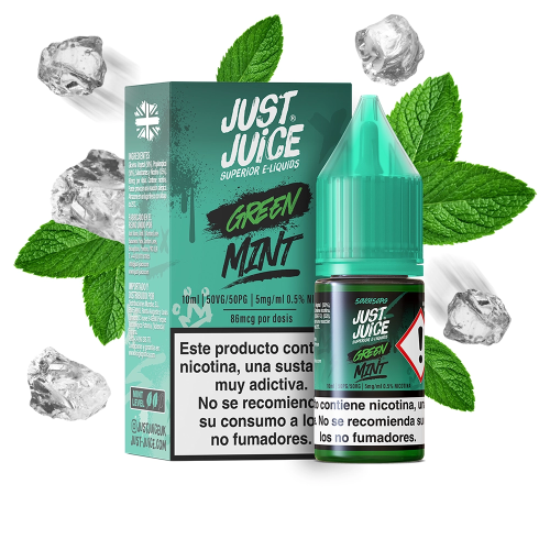 Green 10ml - Just Juice Mint Range Salts