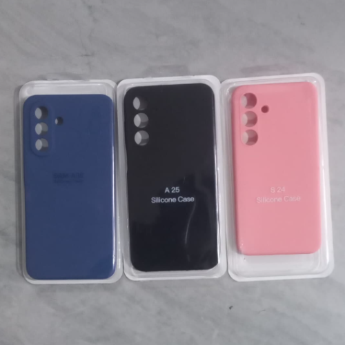 S24 ULTRA SAM CLEAR SILICONE PHONE CASE