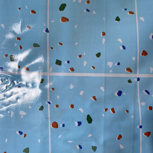 PIGMENTED BLUE  FLOORMAT
