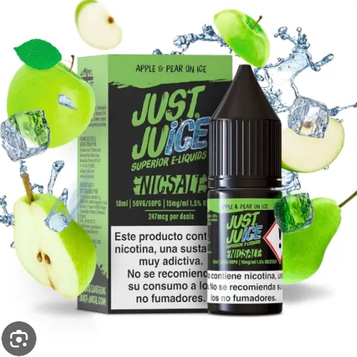 Apple & Pear On Ice 10ml - Just Juice Nic Salt