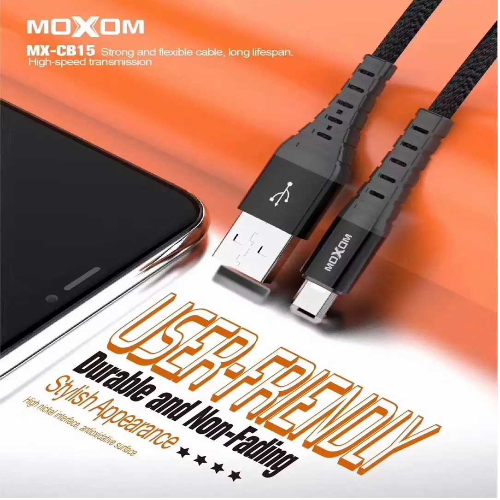 MX-CB15 MOXOM 2.4A  MICRO STYLISH APPEARANCE FAST CABLE
