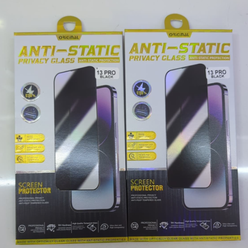 IPHONE 16 ESD+ PRIVACY ANTI-STATIC TEMPERED GLASS