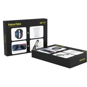 GP-17 HAINOTEKO -GERMANY- WATCH+EARBUDS+GLASS+TORCH