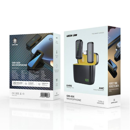 GNMIC65XTYCBK GREEN LION TYPE-C DEVICES GM-65X MICROPHONE