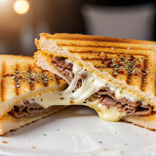 Cheese With Beef Toast