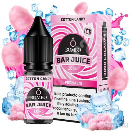 Cotton Candy Ice 10ml - Bar Juice by Bombo