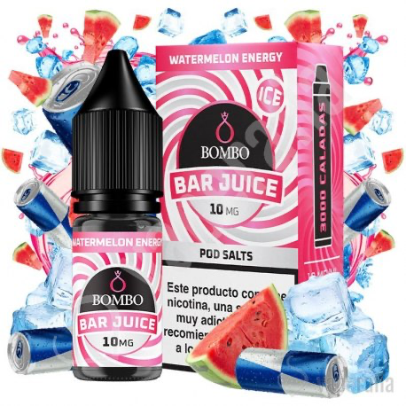 Watermelon Energy Ice 10ml - Bar Juice by Bombo