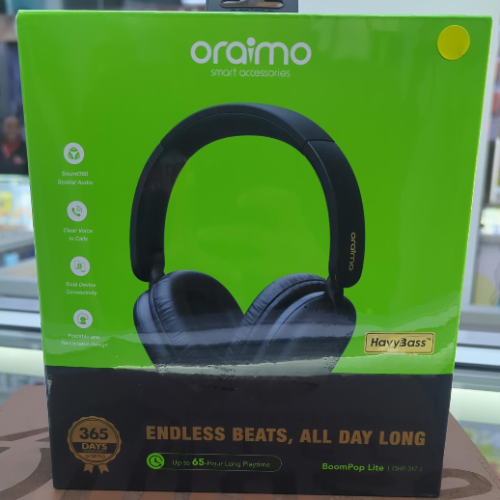 OHP-317 ORAIMO BOOMPOP LITE ENDLESS BEATS, ALL DAY HEADPHONE