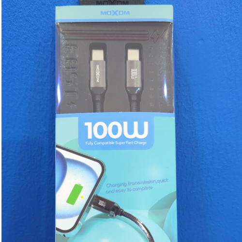 MX-CB271 MOXOM 100W TYPE-C TO TYPE-C SUPER FAST CHARGER