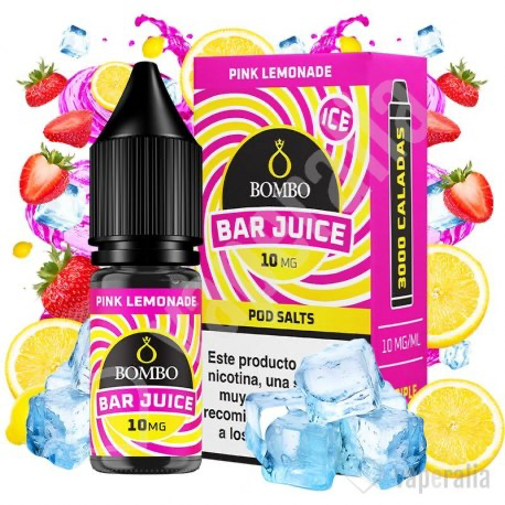 Pink Lemonade Ice 10ml - Bar Juice by Bombo