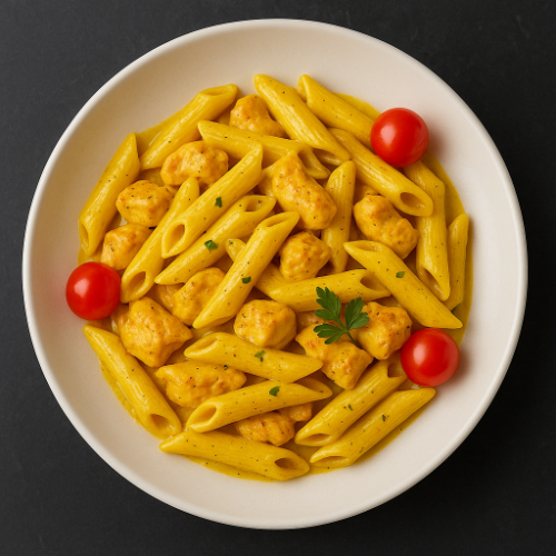 Chicken And Curry Pasta