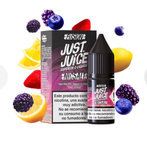 Fusion Berry Burst Lemonade 10ml - Just Juice Nic Salt
