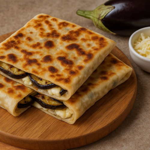 Cheese And Eggplant Pancake