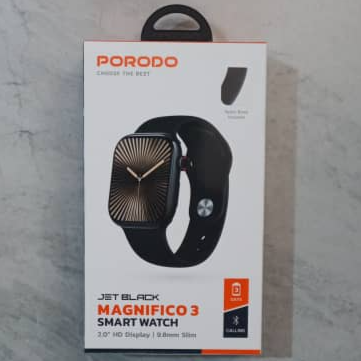 PD-MAGNIFICO3-SL PORODO JET BLACK MAGNIFICO3 SMART WATCH