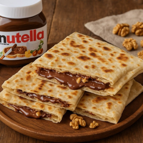 Nutella With Walnut Pancake