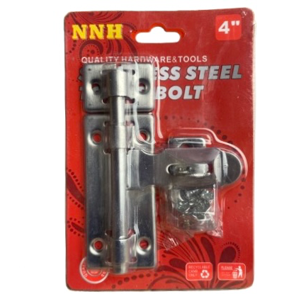 NNH BARREL BOLT W/ HASPS 4