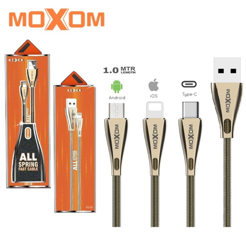 CC-31 MOXOM 2400MA MICRO  ALL SPRING FAST CABLE