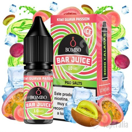 Kiwi Guava Passion Ice 10ml - Bar Juice by Bombo
