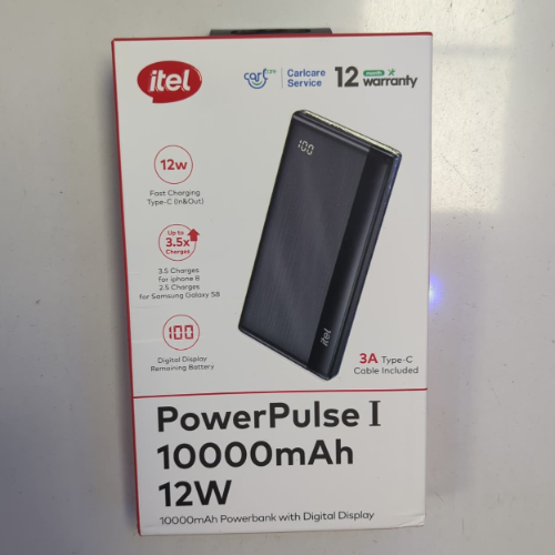 A1121 ITEL 12W 10000mAH POWERPULSE 1 POWER BANK