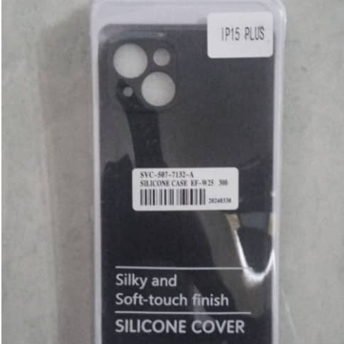 IPHONE 15 PLUS  SILKY AND SOFT-TOUCH FINISH SILICONE COVER