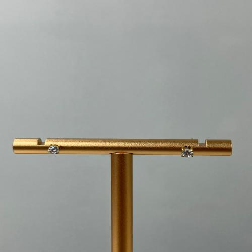 Gold studs earrings
