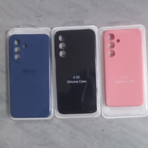 S24 FE SAM CLEAR SILICONE PHONE CASE