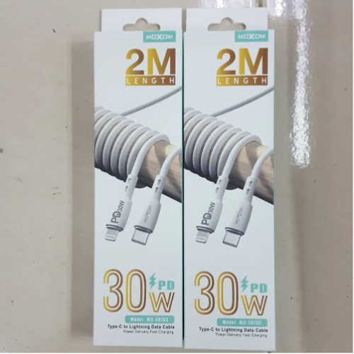 MX-CB133 MOXOM 30W PD TYPE-C TO LIGHTNING DATA CABLE