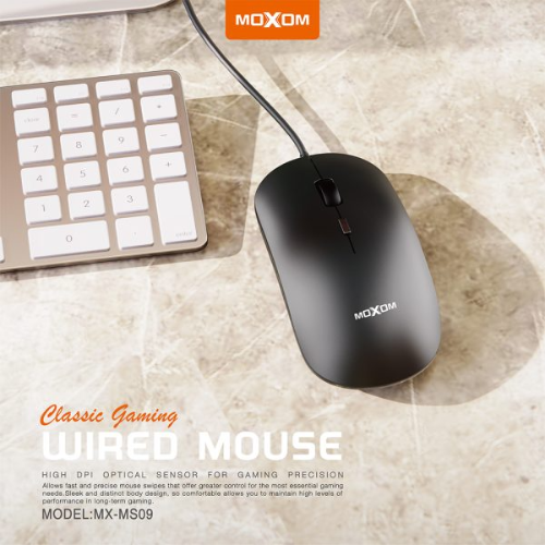 MX-MS09 MOXOM CLASSIC GAMING WIRED MOUSE