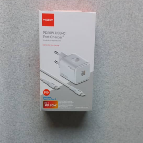 MX-HC164 MOXOM PD20W TYPE-C TO TYPE-C FAST CHARGER