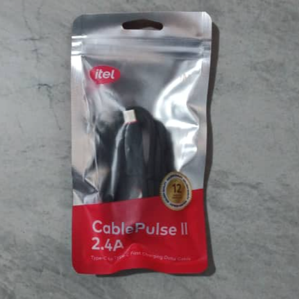 ICD-C60S ITEL 2.4A CABLEPULSE II TYPE-C FAST CHARGING DATA CABLE