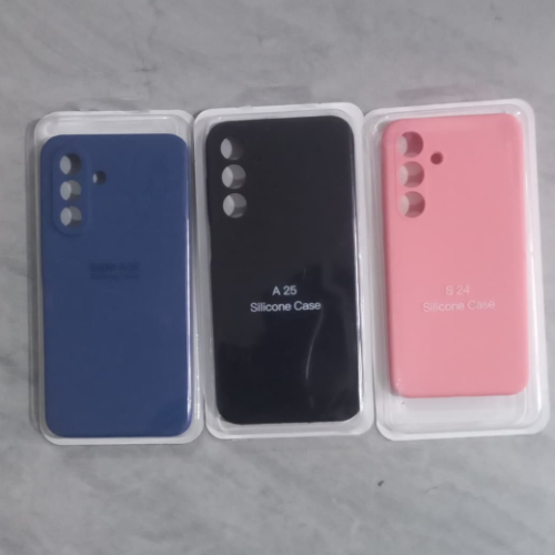 S24 SAM CLEAR SILICONE PHONE CASE