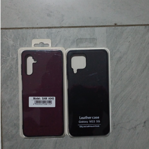 M33 5G SAM LEATHER CASE SILKY AND SOFT-TOUCH FINISH