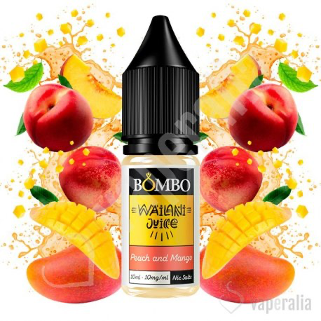 Peach and Mango 10ml - Nic Salts Bombo Wailani Juice