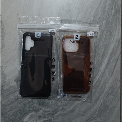 IPHONE13 PULOKA POCKET LEATHER CASE